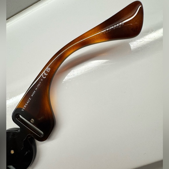 Versace Tortoise Shell Sunglasses - Picture 9 of 10